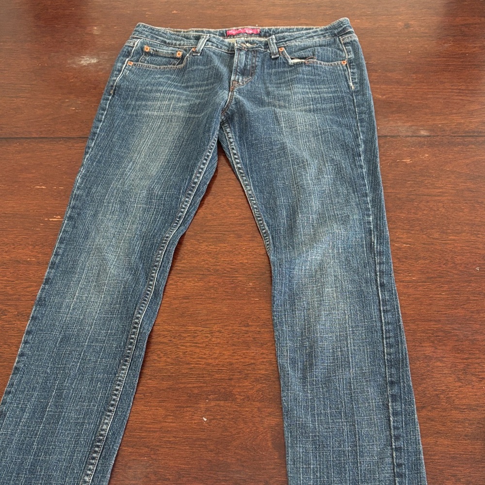 Levi's Women's Straight Leg Blue Jeans - Picture 4 of 8